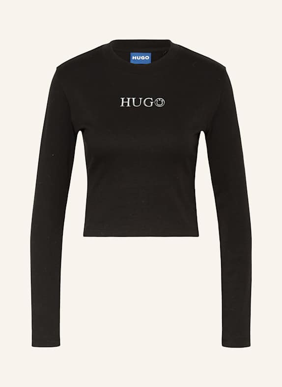 HUGO BLUE Longsleeve DELLA SCHWARZ