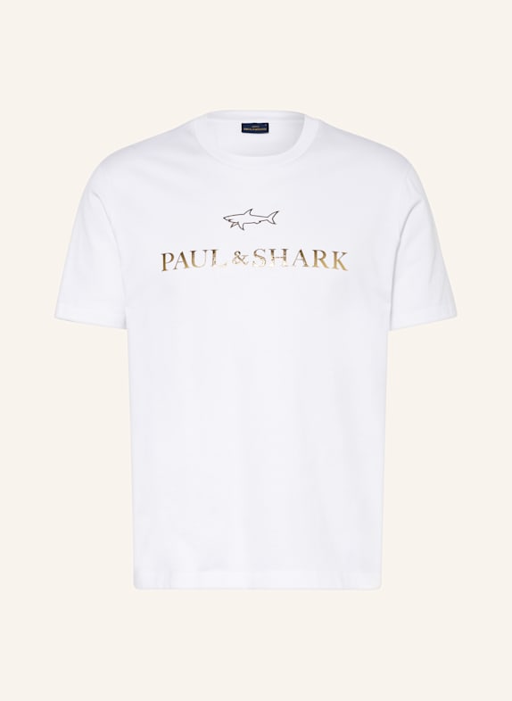 PAUL & SHARK T-Shirt WEISS/ GOLD