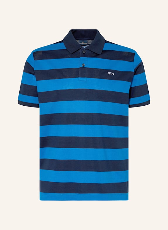 PAUL & SHARK Piqué-Poloshirt BLAU/ DUNKELBLAU