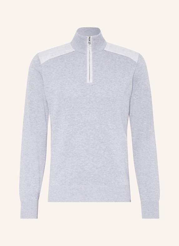 PAUL & SHARK Half-zip sweater LIGHT GRAY