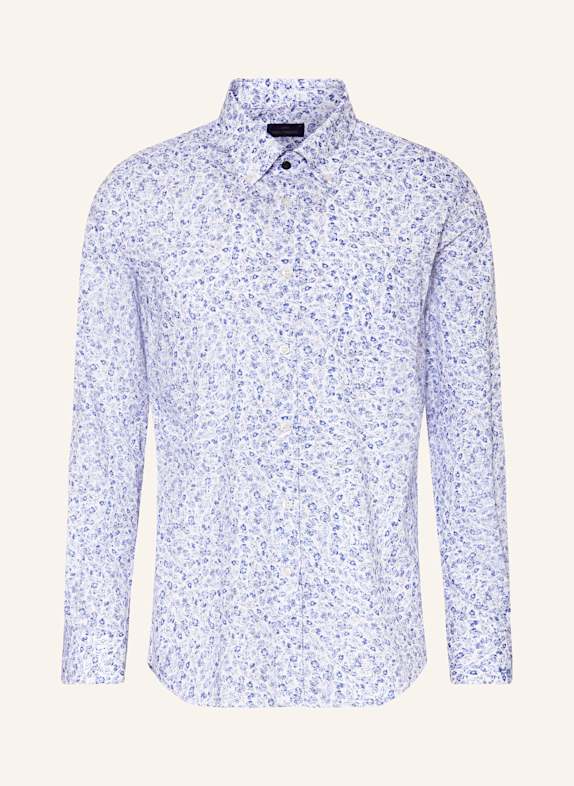 PAUL & SHARK Shirt regular fit WHITE/ BLUE