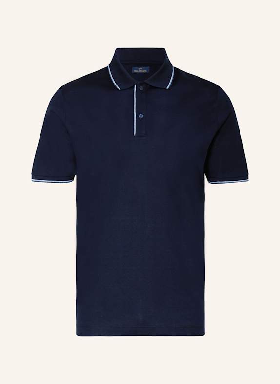 PAUL & SHARK Piqué-Poloshirt DUNKELBLAU