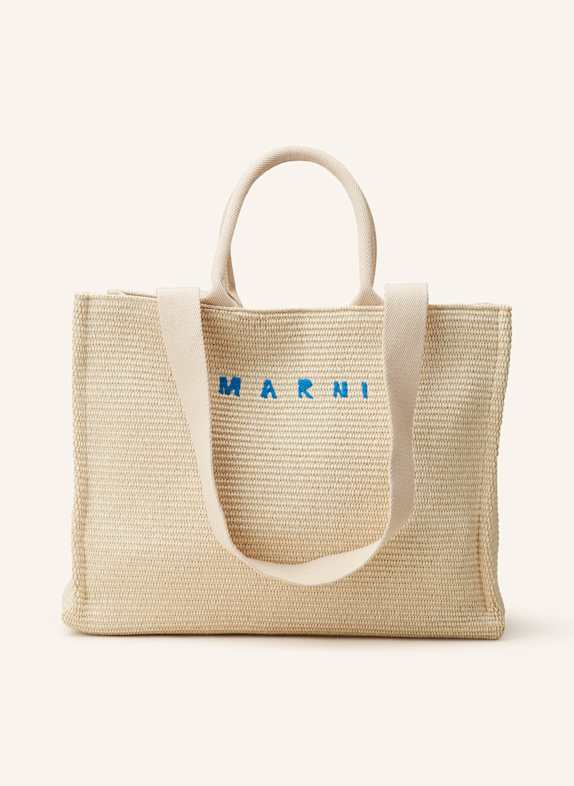 MARNI Strandtasche CREME