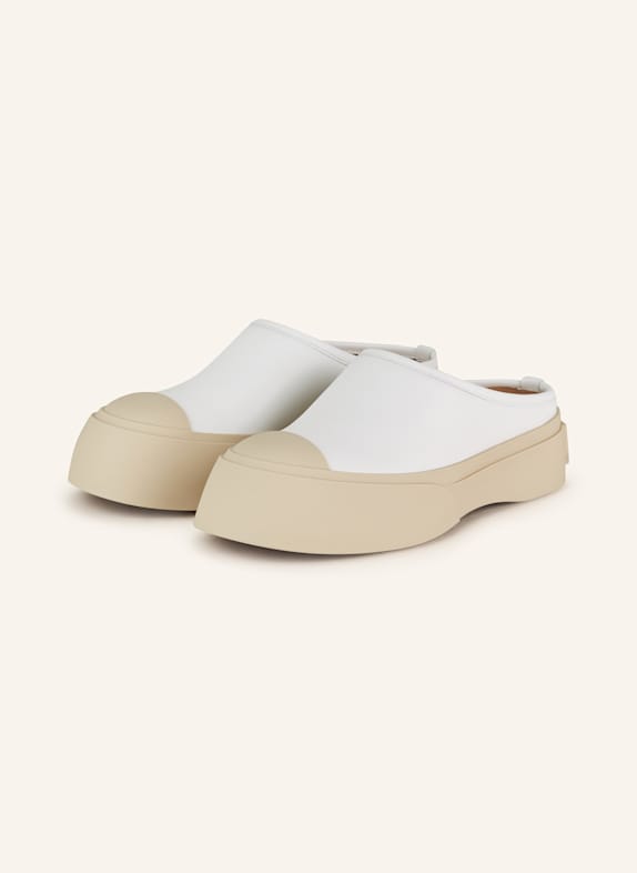 MARNI Plateau-Pantoletten WEISS