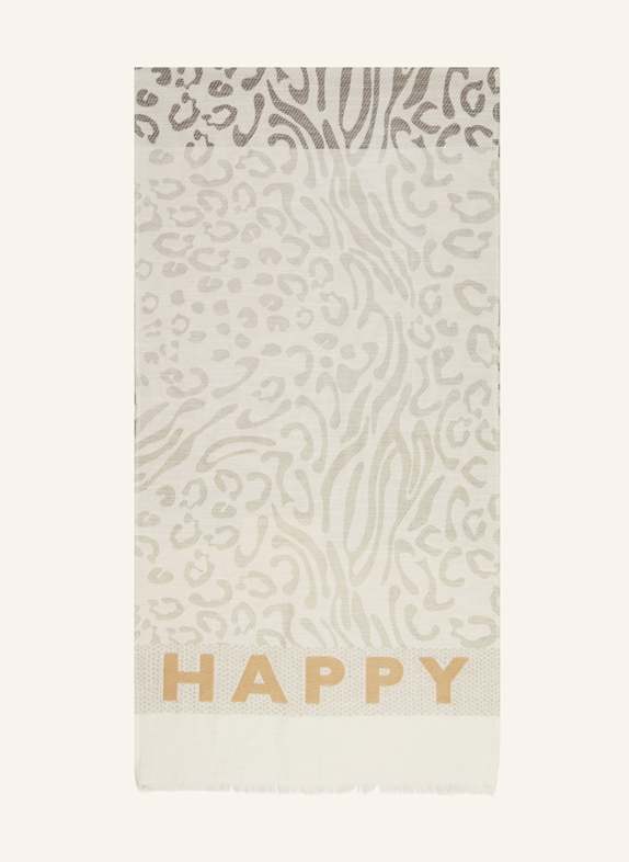 CODELLO Schal GRAU/ CREME