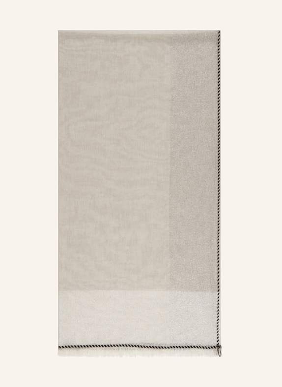 CODELLO Schal mit Glitzergarn GRAU