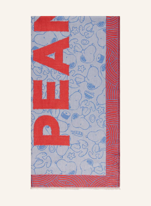CODELLO Schal BLAU/ ROT