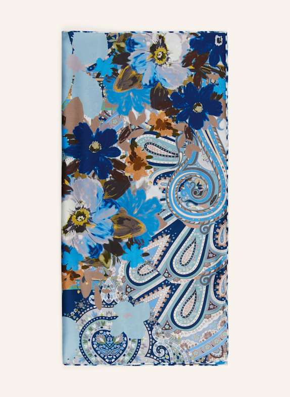 CODELLO Seidentuch BLAU/ HELLBLAU/ BEIGE