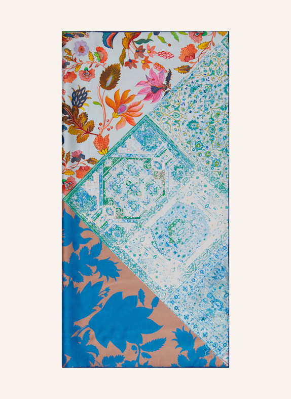 CODELLO Seidentuch BLAU/ HELLBLAU/ BEIGE