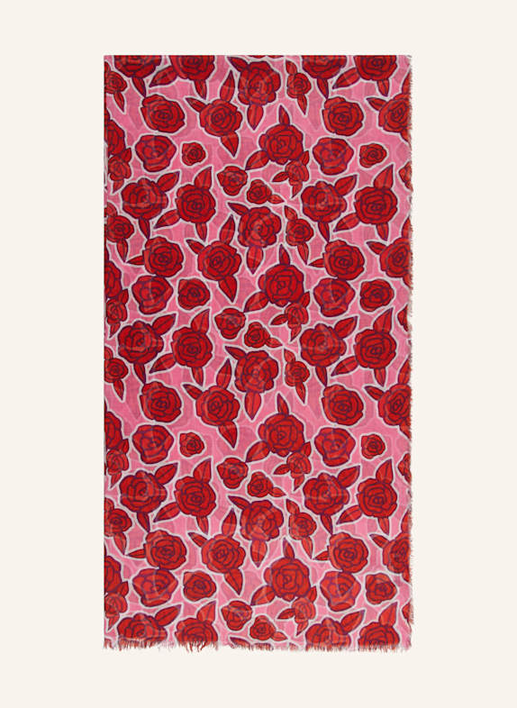 CODELLO Schal PINK/ ROT