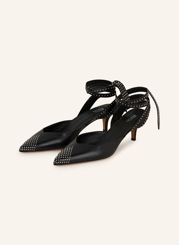 ISABEL MARANT Slingpumps PILVEE mit Nieten SCHWARZ