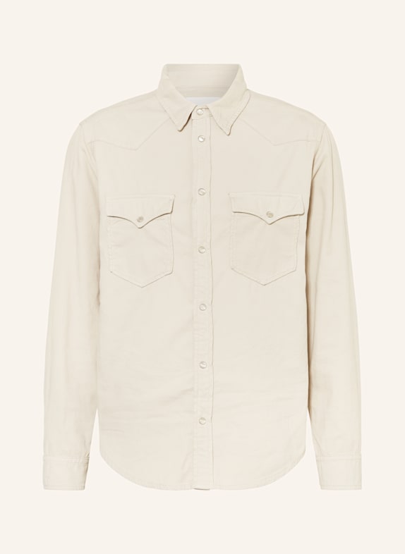 ISABEL MARANT Cordhemd VASCO Comfort Fit ECRU