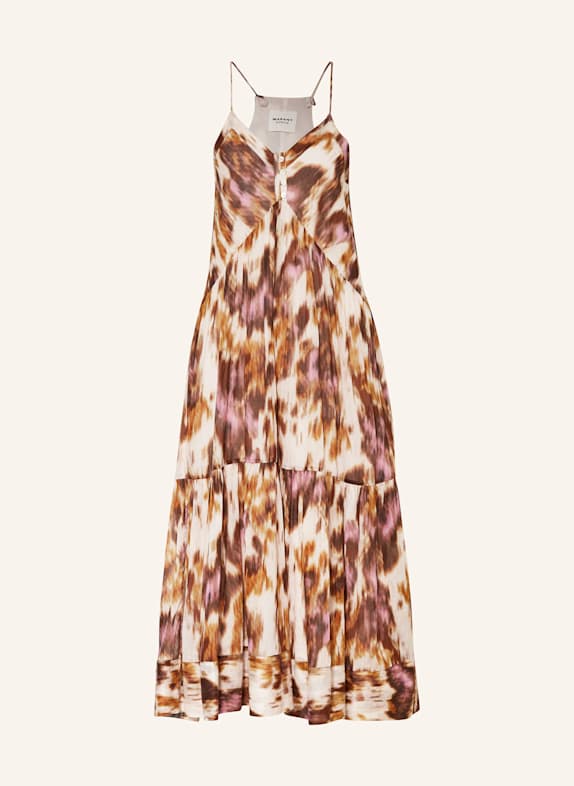 MARANT ÉTOILE Kleid SABBA ECRU/ HELLROSA/ DUNKELROT