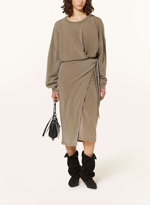 MARANT ÉTOILE Sweatkleid SANDRINA KHAKI