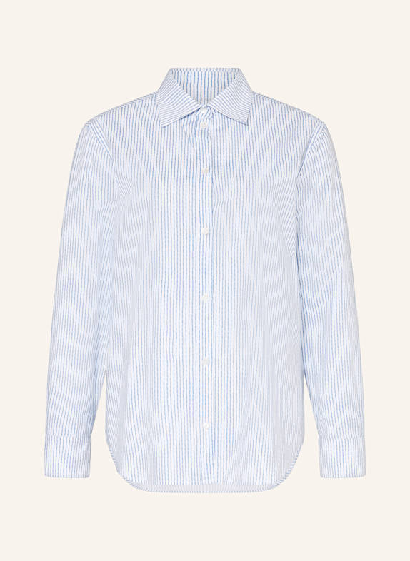 Juvia Shirt blouse KARINA WHITE/ BLUE