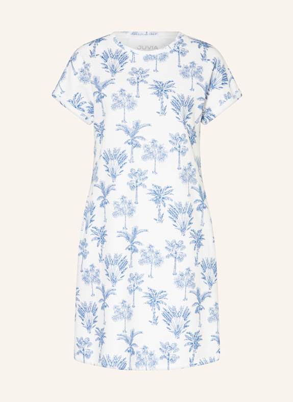 Juvia Sweatkleid JOSY WEISS/ BLAU