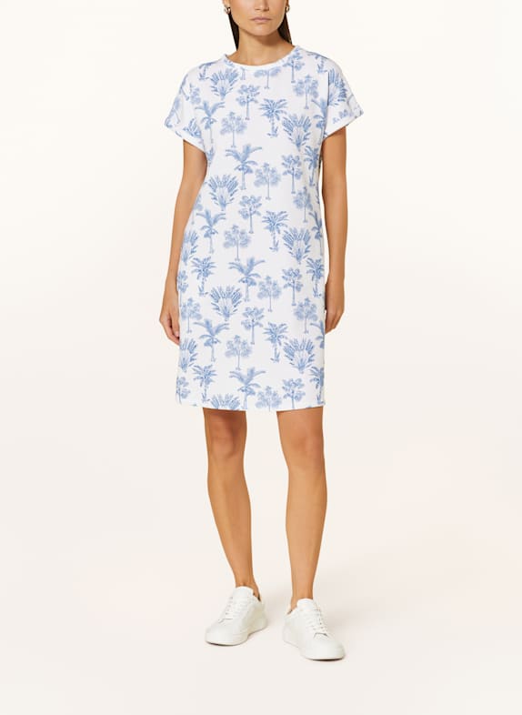 Juvia Sweatkleid JOSY WEISS/ BLAU