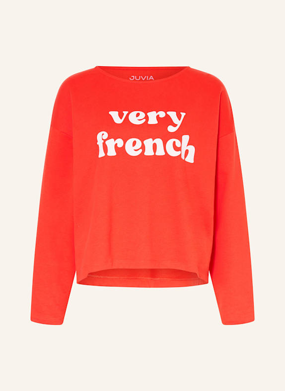 Juvia ALISON sweatshirt RED/ WHITE