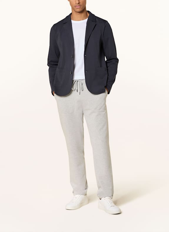 Juvia Sako TIMO slim fit van jersey DONKERBLAUW