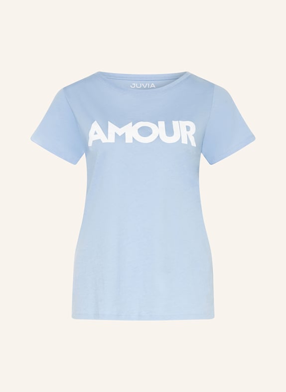 Juvia T-Shirt MERIT HELLBLAU/ WEISS