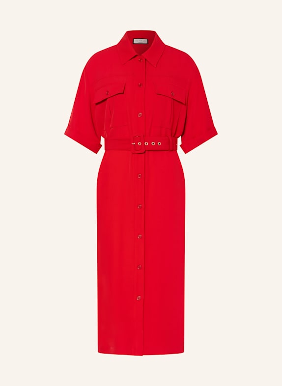 SEM PER LEI Hemdblusenkleid ROT