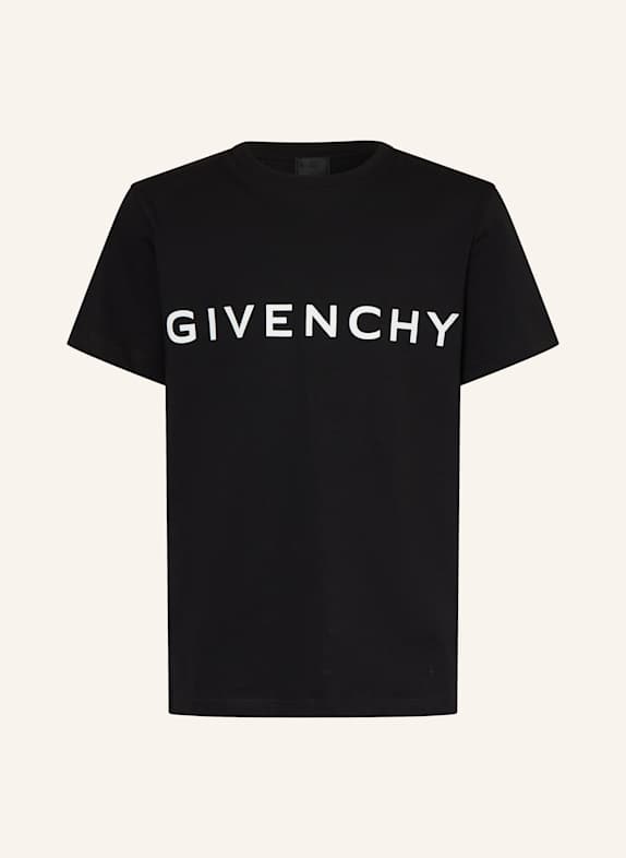 GIVENCHY T-shirt CZARNY/ BIAŁY