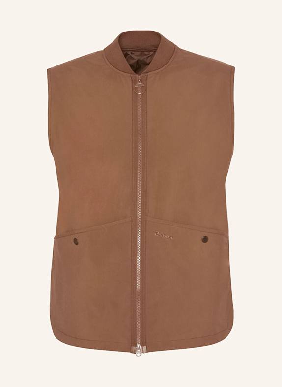Barbour Weste LIDDESDALE GILET BRAUN