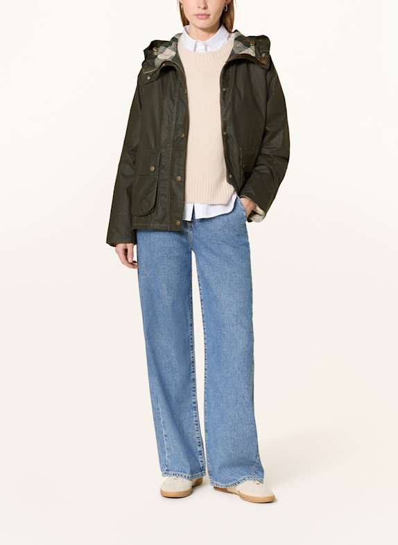 Barbour Fieldjacket HOLLIES WAX OLIV