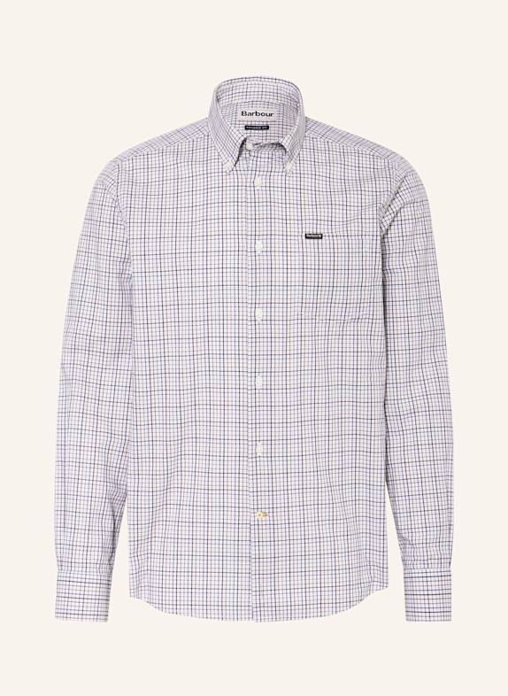 Barbour Hemd WINDALE Tailored Fit WEISS/ BRAUN/ SCHWARZ