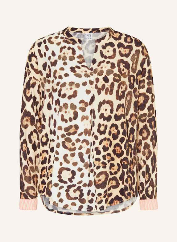 Emily VAN DEN BERGH Blusenshirt CREME/ HELLBRAUN/ DUNKELBRAUN