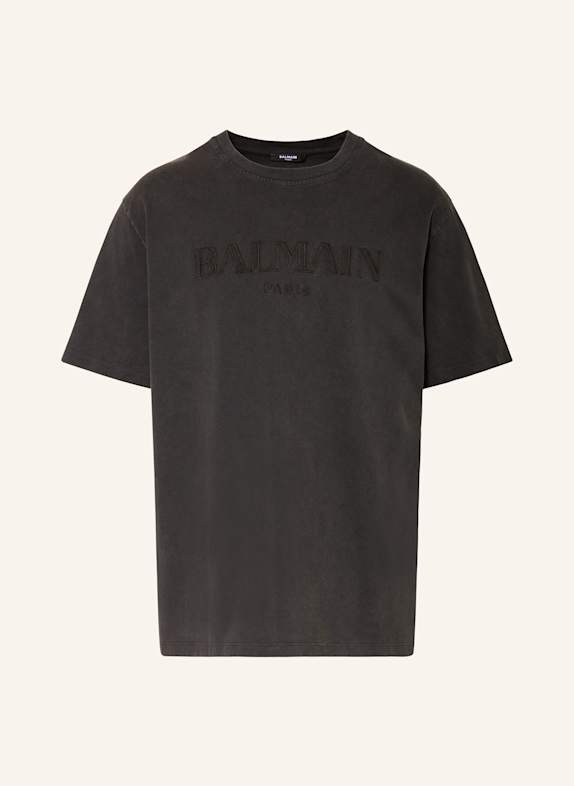 BALMAIN T-Shirt DUNKELGRAU