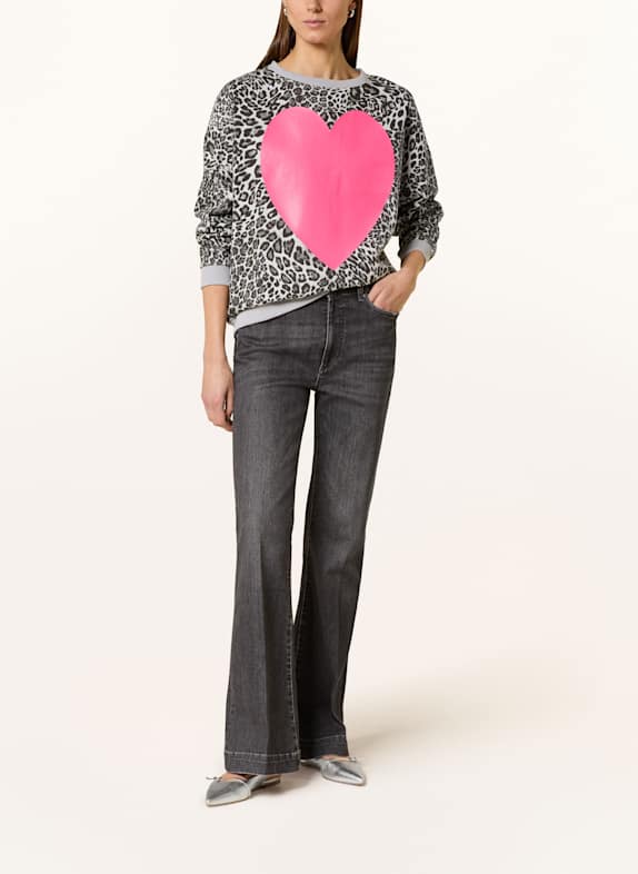 miss goodlife Sweatshirt GRIJS / NEONROZE / LICHTGRIJS