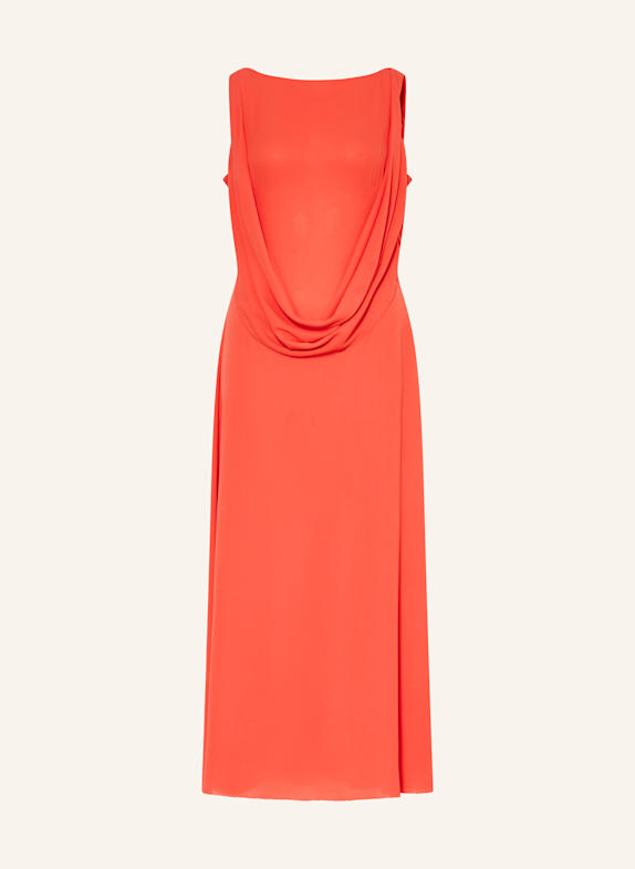 Alexander McQUEEN Abendkleid aus Seide HELLROT
