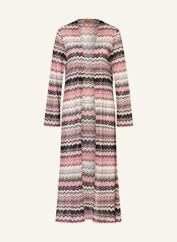 MISSONI Strickhülle mit Glitzergarn SCHWARZ/ ROSA/ HELLROSA