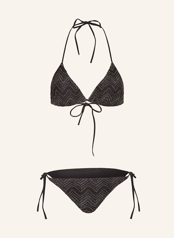 MISSONI Triangel-Bikini mit Glitzergarn SCHWARZ