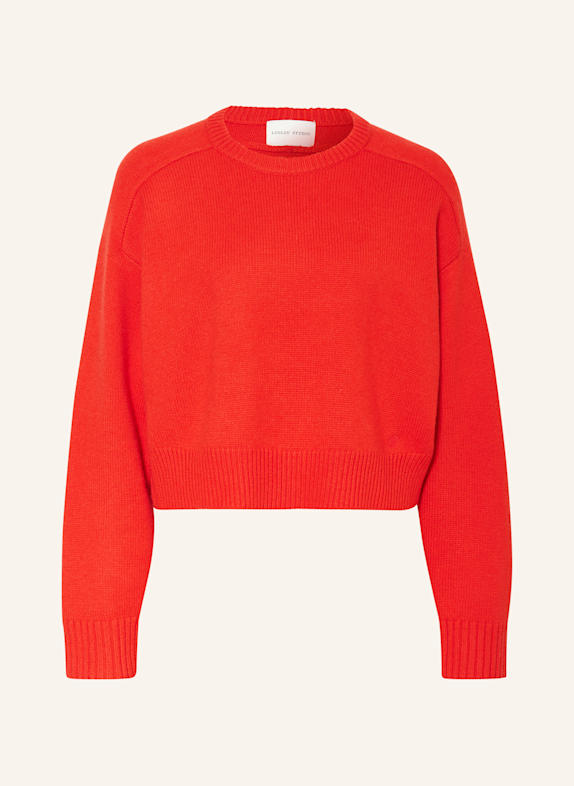 LOULOU STUDIO Oversized-Pullover BRUZZI ROT