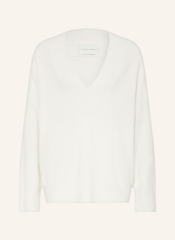 LOULOU STUDIO Cashmere-Pullover SAGE CREME