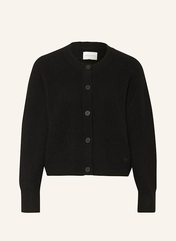 LOULOU STUDIO Strickjacke BASTIA aus Cashmere SCHWARZ