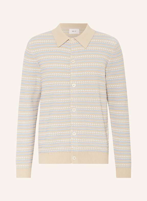 NN.07 Cardigan JACKIE BEIGE/ LIGHT BLUE/ WHITE