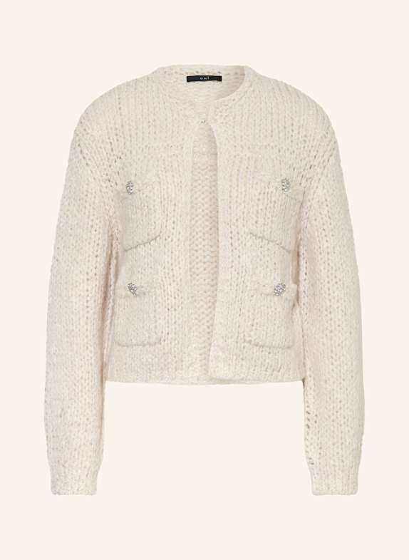 oui Cardigan with decorative gems BEIGE