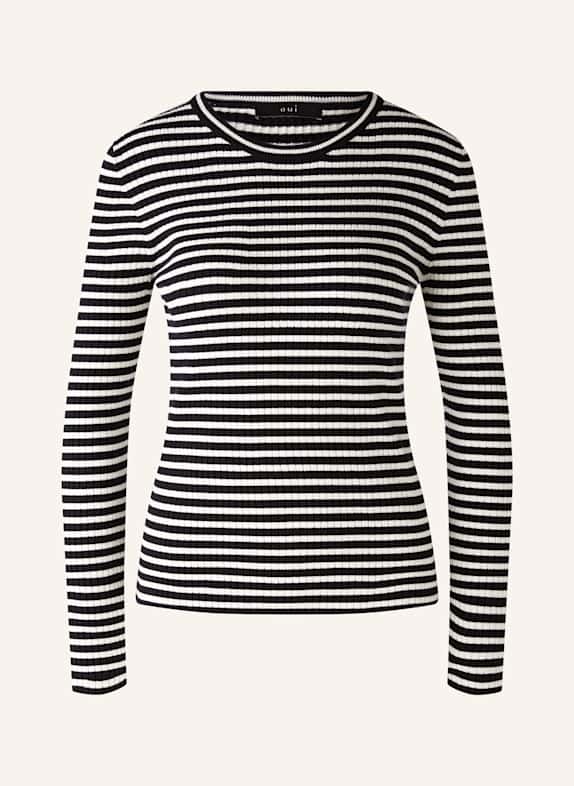 oui Sweater BLACK/ ECRU