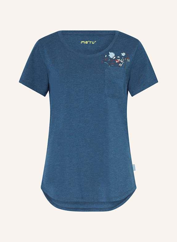 me°ru' T-Shirt PORTOALEGRE DUNKELBLAU