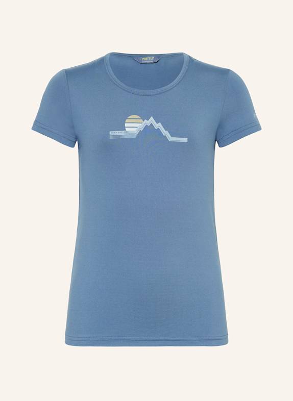 me°ru' T-Shirt LOS ANDES BLAUGRAU