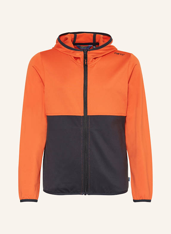 me°ru' Midlayer-Jacke CARDIFF DUNKELGRAU/ ORANGE