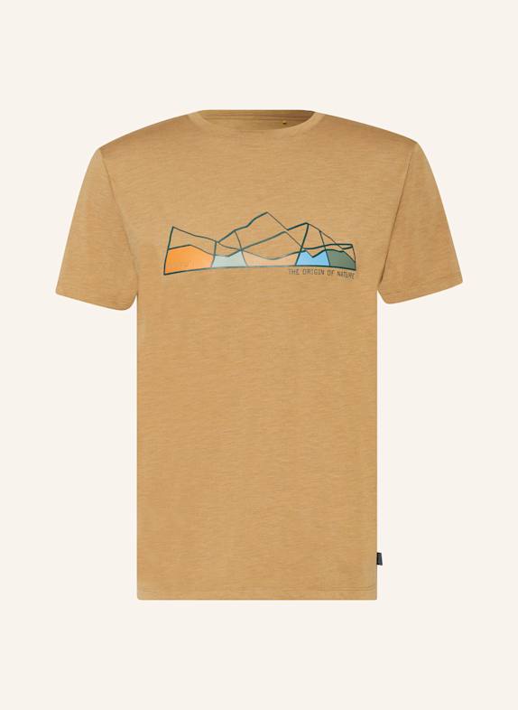 me°ru' T-Shirt BRITO HELLBRAUN
