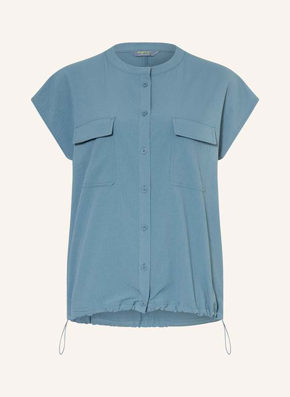 me°ru' Outdoor-Bluse ANTIBES BLAU