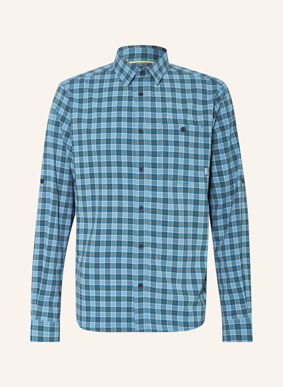 me°ru' Outdoor-Hemd PEANIA DUNKELBLAU/ BLAU/ BRAUN