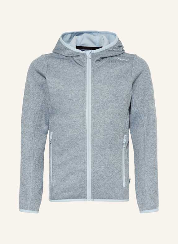me°ru' Midlayer-Jacke WARRINGTON BLAUGRAU