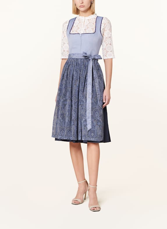 BERWIN & WOLFF Dirndlbluse mit 3/4-Arm WEISS