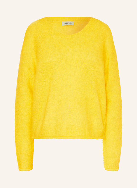 American Vintage Pullover NUNY mit Alpaka NEONGELB